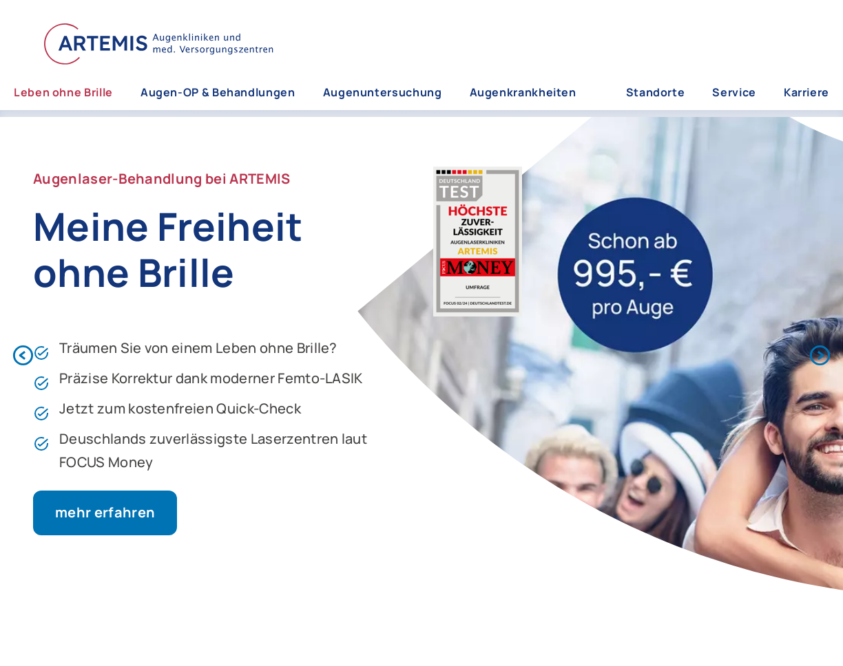 ARTEMIS Augenkliniken und MVZ